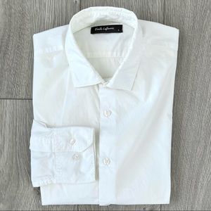 Emile Lafaurie Paris Popeline Blanc Dress Shirt